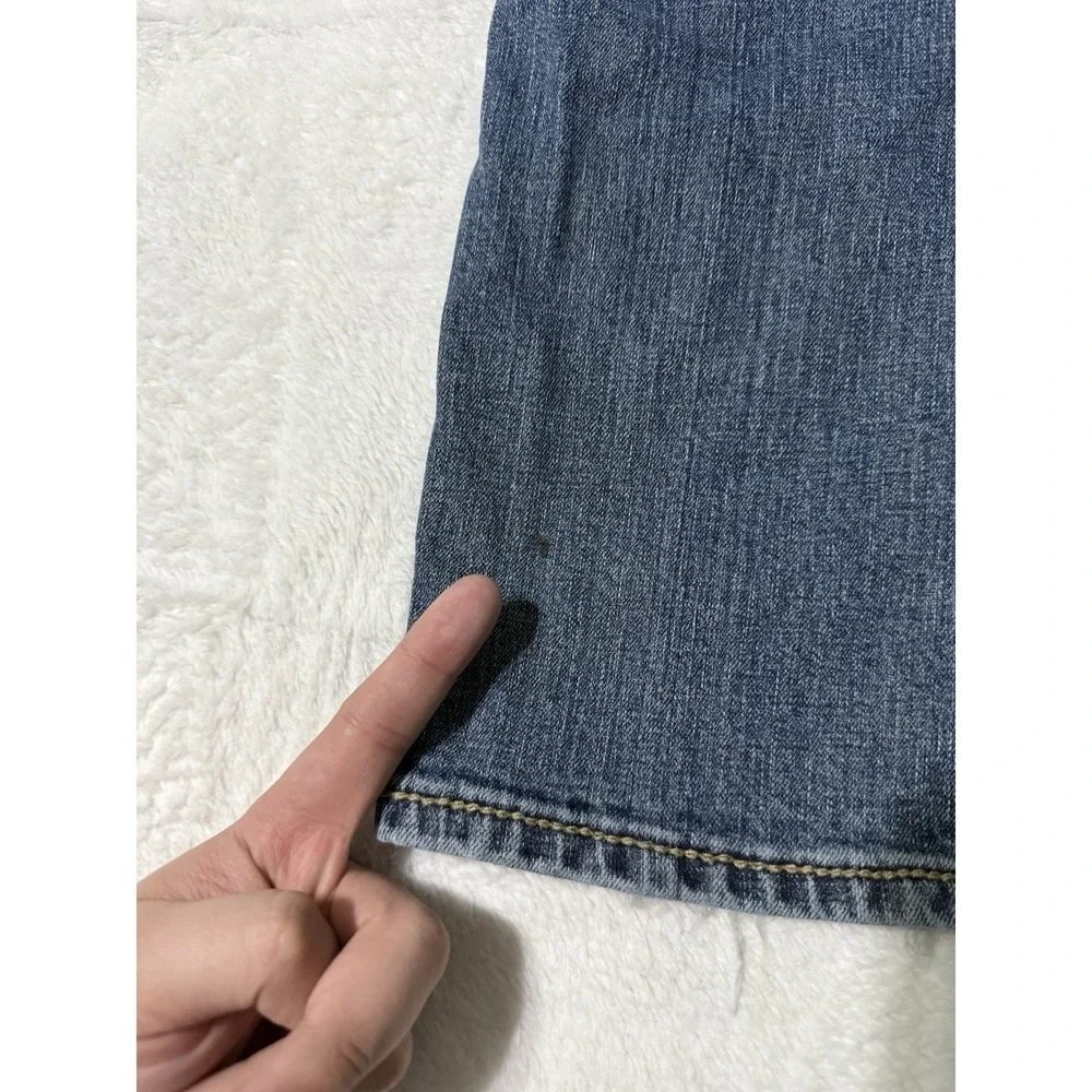 Wrangler‎ Retro Jeans Mens 35x29 Blue Slim Boot Bootcut Mid Rise Medium Wash